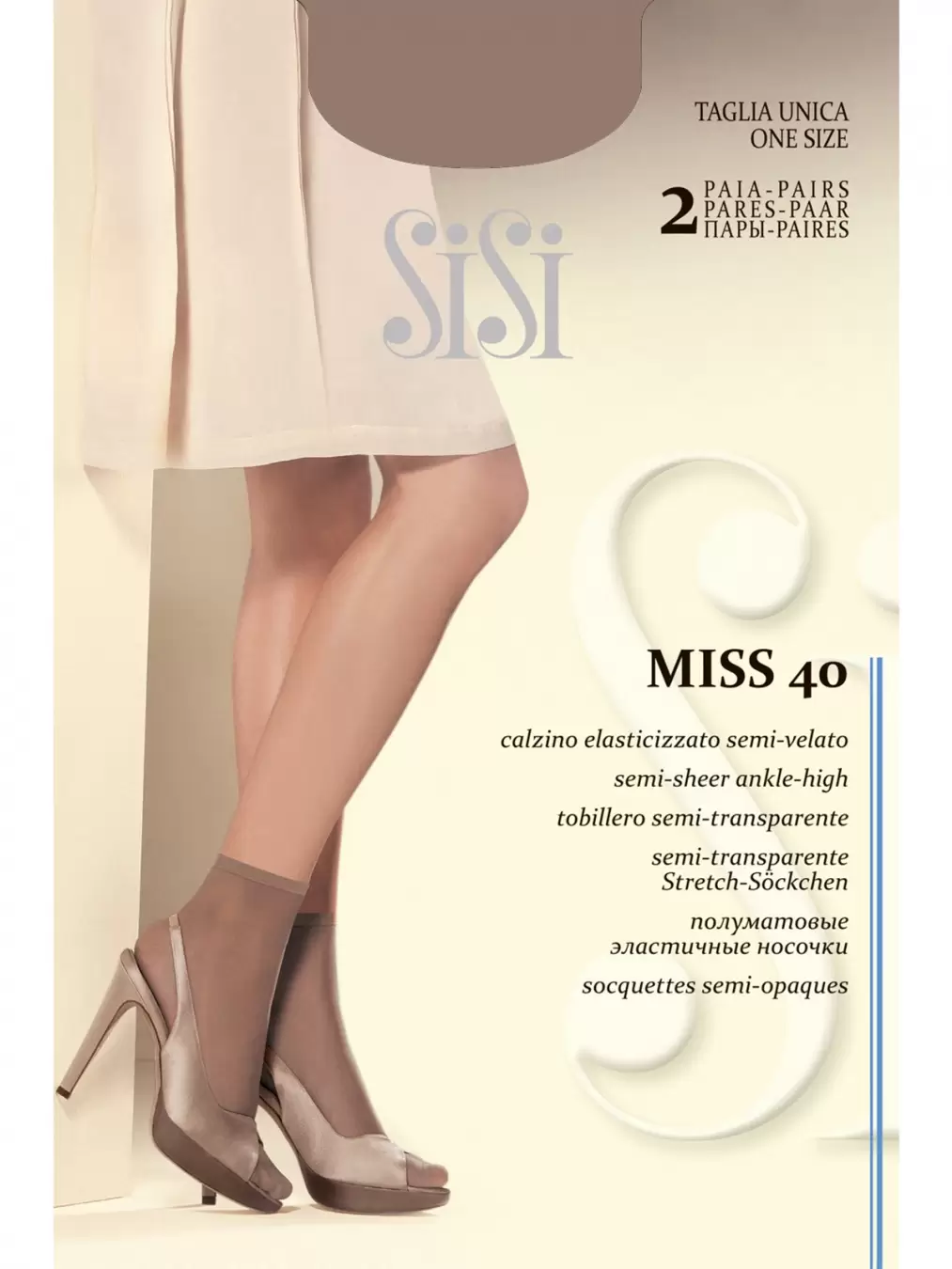 SISI MISS 40 calzino, 2 paia, носки (изображение 1)