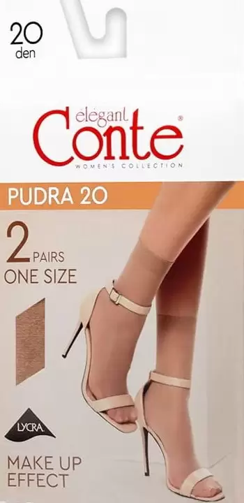 Conte PUDRA 20 socks, 2 pairs, носки женские (изображение 1)