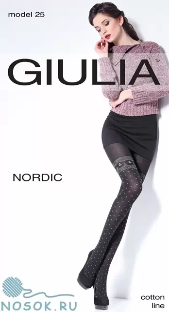 Giulia Nordic 25 150, фантазийные колготки (изображение 1)