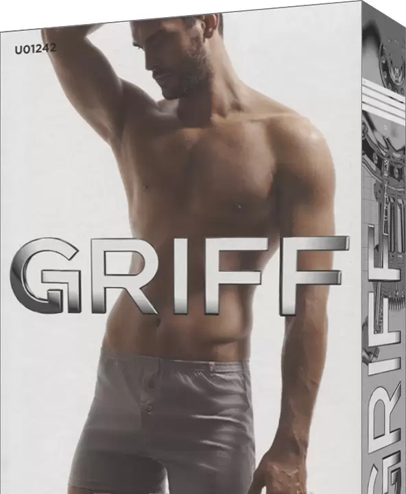 GRIFF underwear UO 1242 BOXER XXL, трусы мужские боксеры (изображение 1)