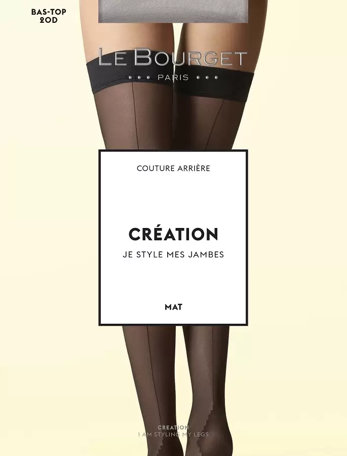 LE BOURGET BAS-TOP CREATION COUTURE ARRIERE 20, чулки (изображение 1)