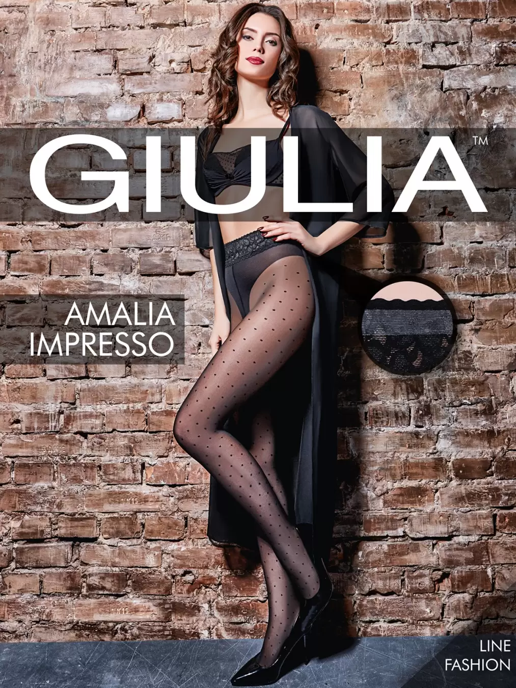 Giulia AMALIA IMPRESSO 01, фантазийные колготки (изображение 1)