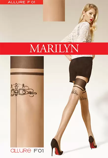 Marilyn ALLURE F01, фантазийные колготки (изображение 1)