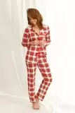 Taro 22W Celine 2584-02, пижама с брюками (S красный) (изображение 1)