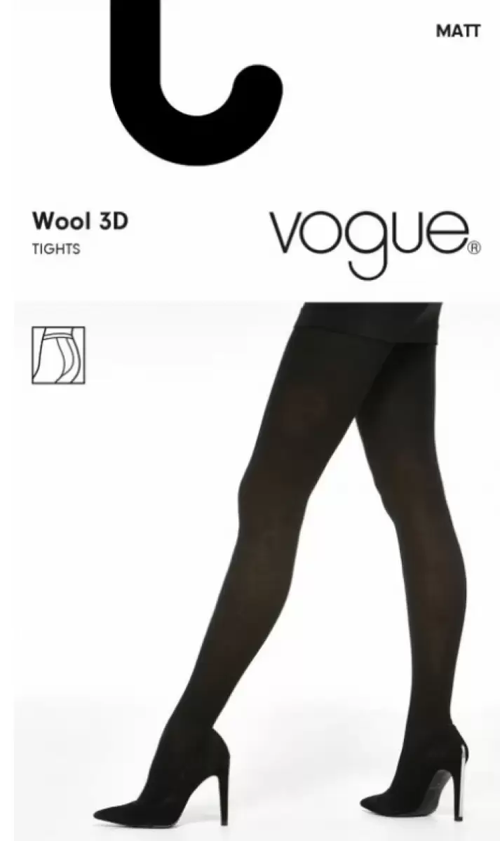 VOGUE WOOL 3D, колготки женские (изображение 1)