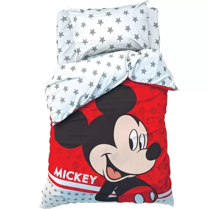 Disney Микки Маус красный, детское постельное белье 1.5 спальное (изображение 1)