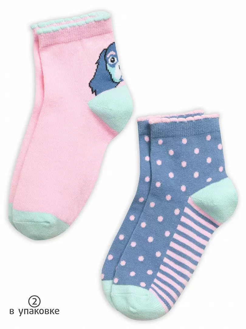 Pelican GEG3113(2), носки детские для девочек 2 пары (изображение 1)