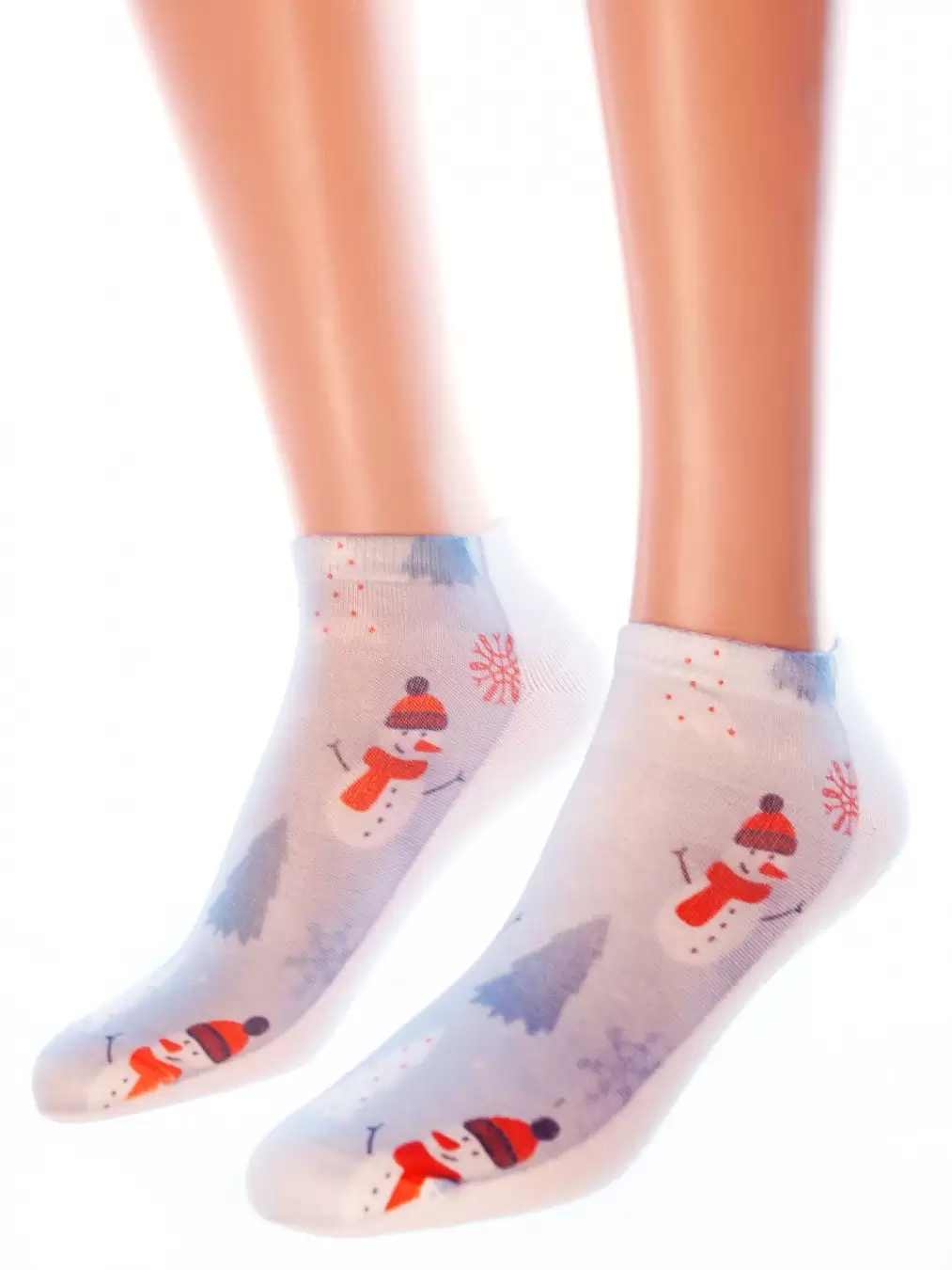 Hobby Line 3Д03-2, носки женские Снеговик (изображение 1)