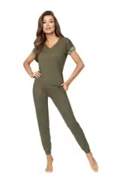 Donna Demi Pyjamas Khaki, пижама с брюками