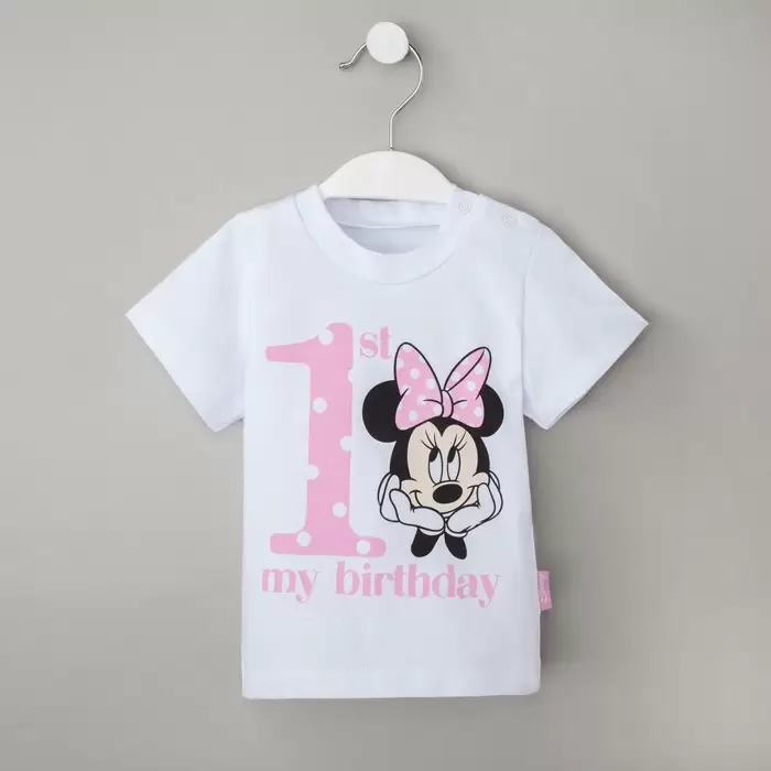 Disney Минни Маус My 1st Birthday, футболка для девочки (изображение 1)