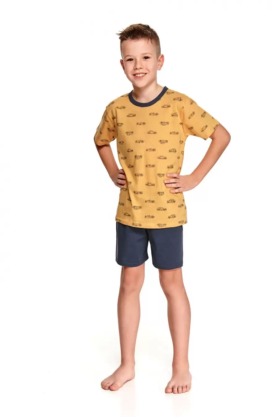 Taro 21S Max 390-391-01, пижама для мальчиков (желтый=128) (изображение 1)