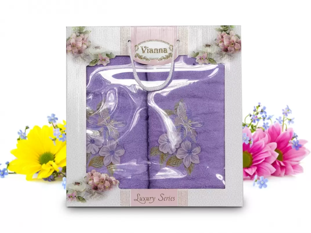 Vianna Luxury Series 8041-05, набор полотенец 2 шт. (изображение 1)