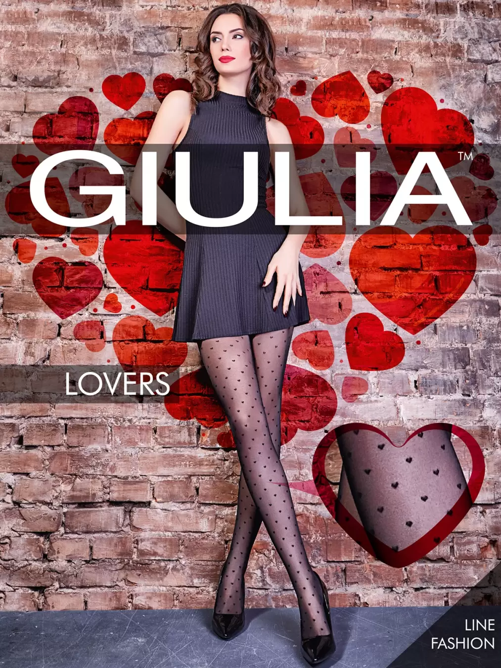Giulia LOVERS 04, фантазийные колготки (изображение 1)