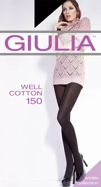 Giulia Well Cotton 150, классические колготки (изображение 1)