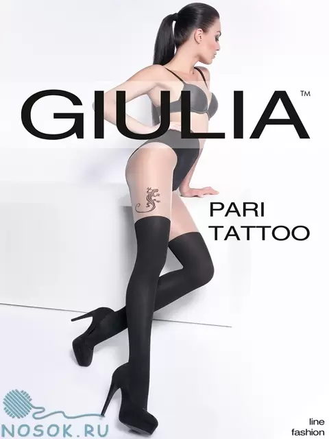 Giulia PARI TATOO 08, фантазийные колготки (изображение 1)