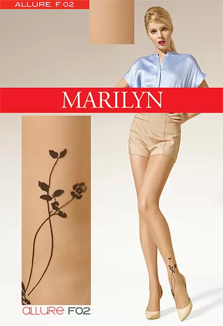 Marilyn ALLURE F02, фантазийные колготки (изображение 1)