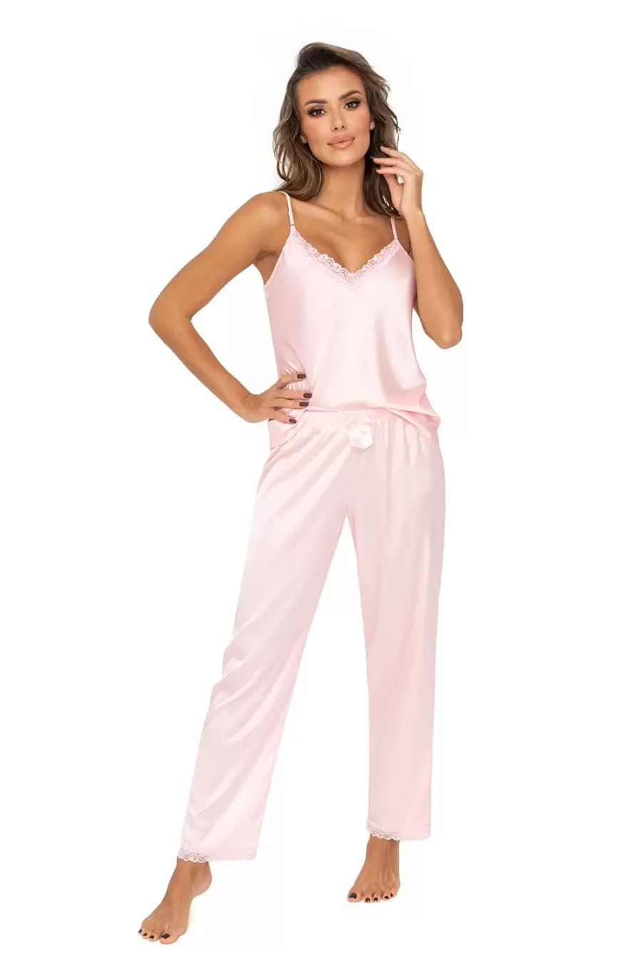 Donna Tiffani Pyjamas Pink, пижама с брюками (изображение 1)