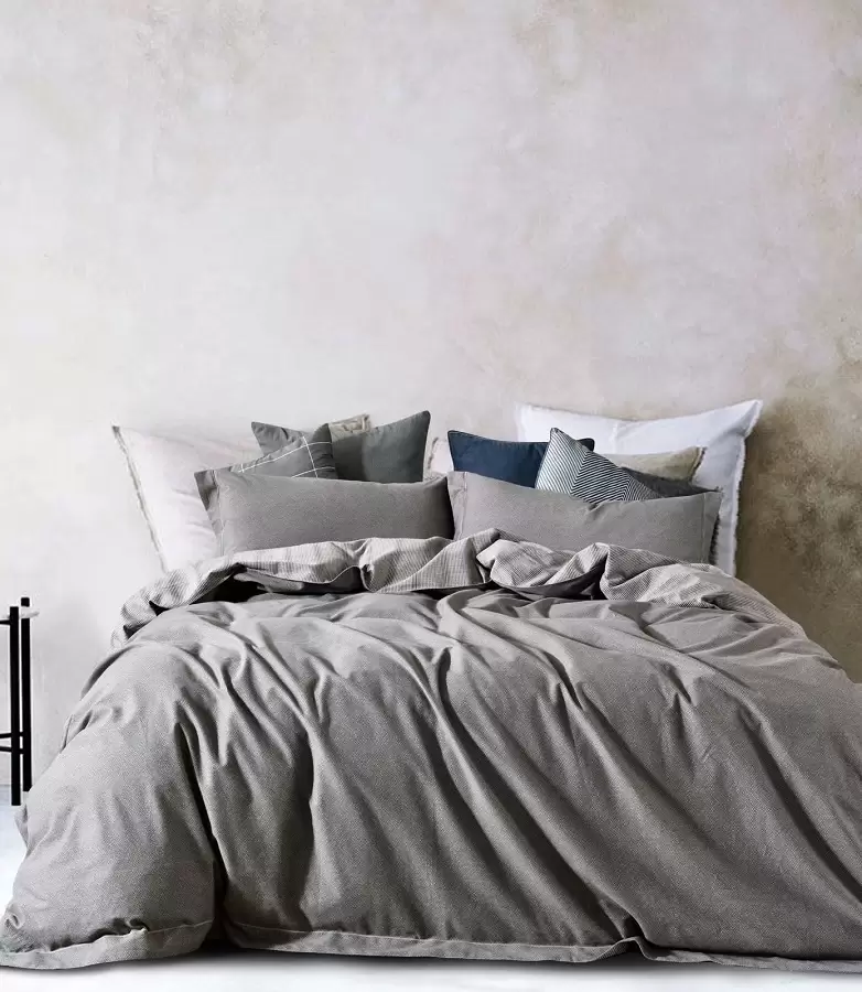 Tango 1-MOMAE157 фланель, комплект 1,5-спальный (1,5-спальный серый) (изображение 1)