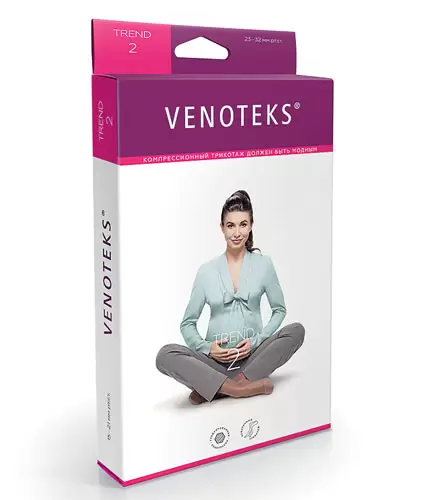 VENOTEKS Trend 2C405, компрессионные колготки для беременных (2 класс) (изображение 1)