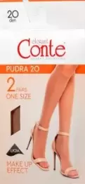 Conte PUDRA 20 knee-highs, 2 pairs, гольфы