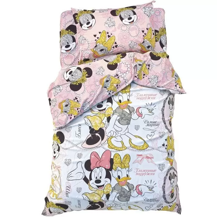 Disney Минни Маус: Гламурные подружки, детское постельное белье 1,5 спальное (изображение 1)