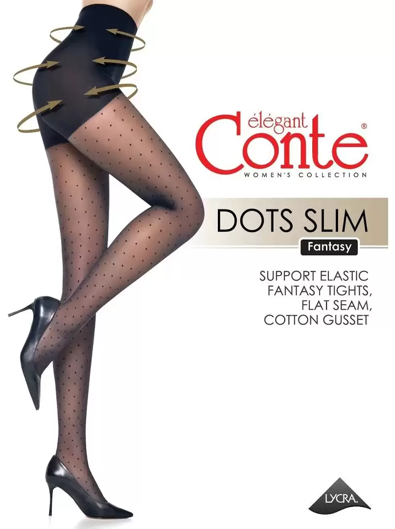 Conte DOTS SLIM 40, колготки купить недорого в интернет-магазине Nosok.ru  Москва