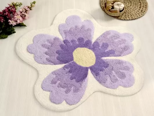 Irya LAVIN Lila (фиолетовый), коврик для ванной (изображение 1)