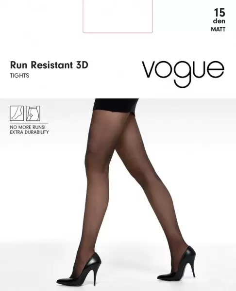 VOGUE RUN RESISTANT 15 3D, колготки женские (изображение 1)