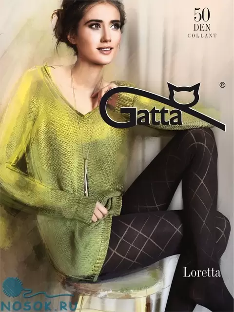 Gatta Loretta 95 50, фантазийные колготки РАСПРОДАЖА (изображение 1)
