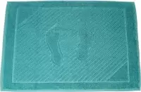 Roseberry Dusty turquoise (Пыльная бирюза), полотенце-коврик для ванной (50x70 бирюзовый)