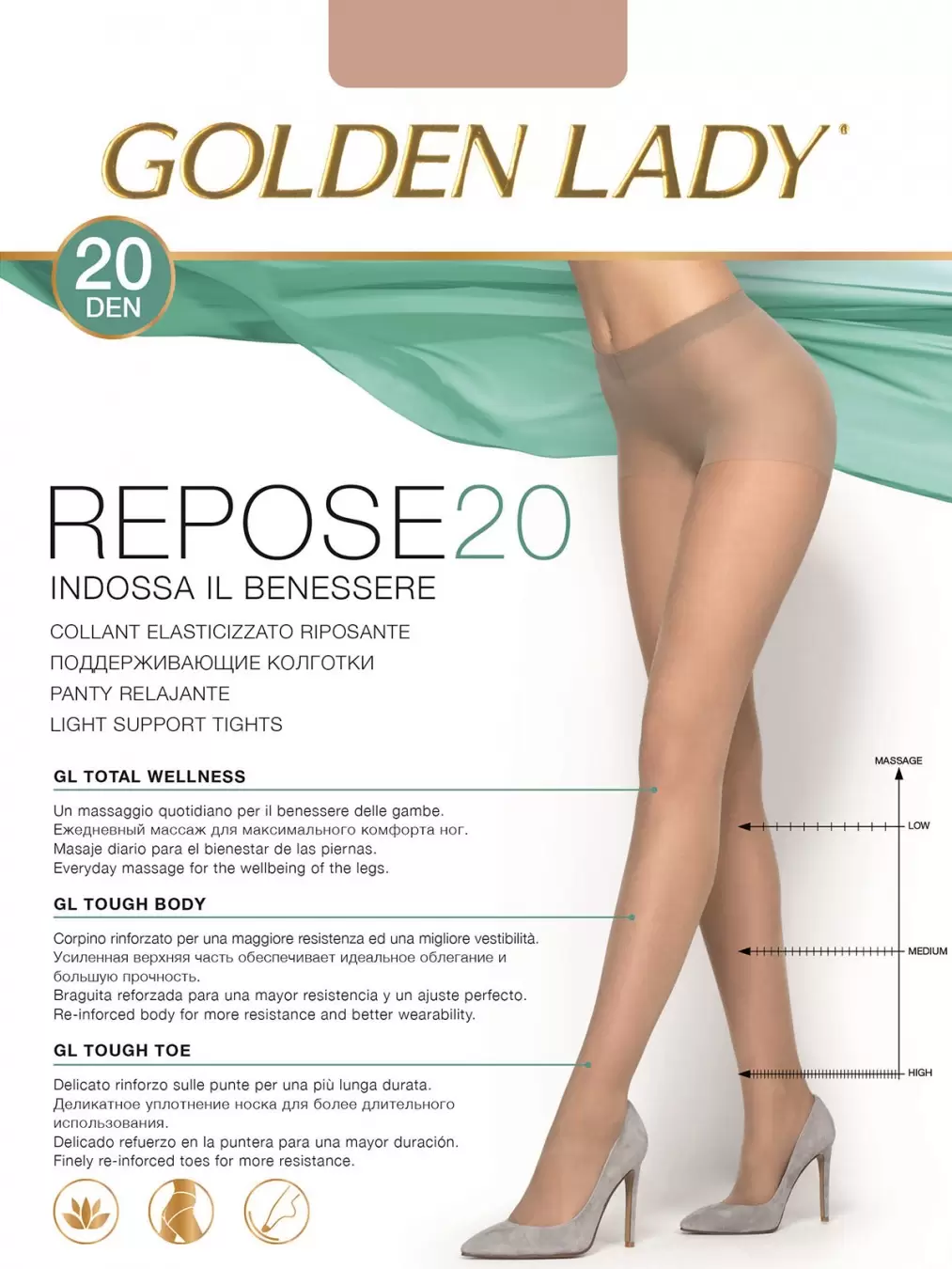 Golden Lady Repose 20, колготки (изображение 1)