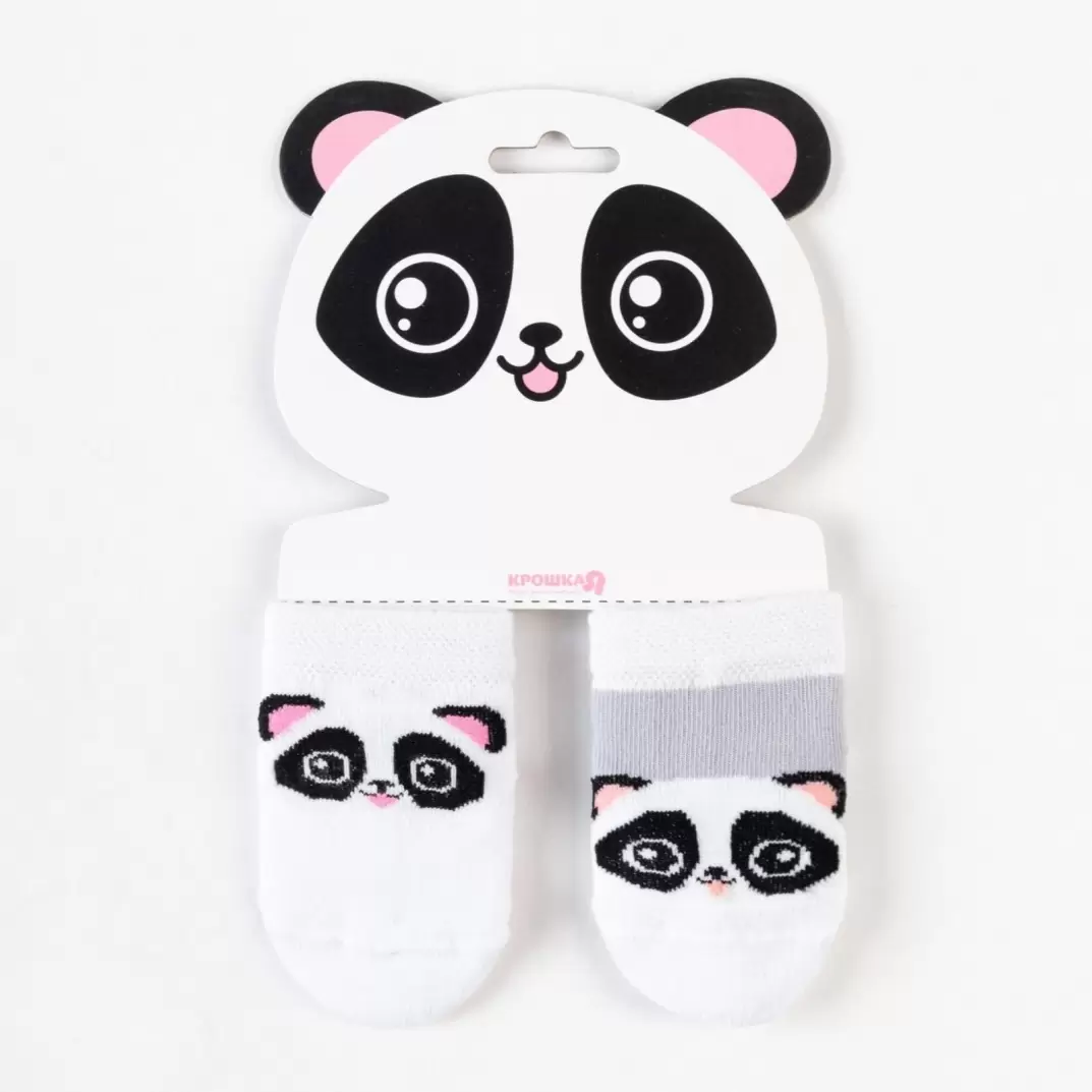 Крошка Я Панда, детский набор носков 2 пары (изображение 1)