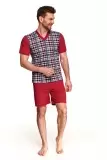 Taro 21S Roman 002-001-294-01, мужская пижама с шортами (бордовый=3XL) (изображение 1)