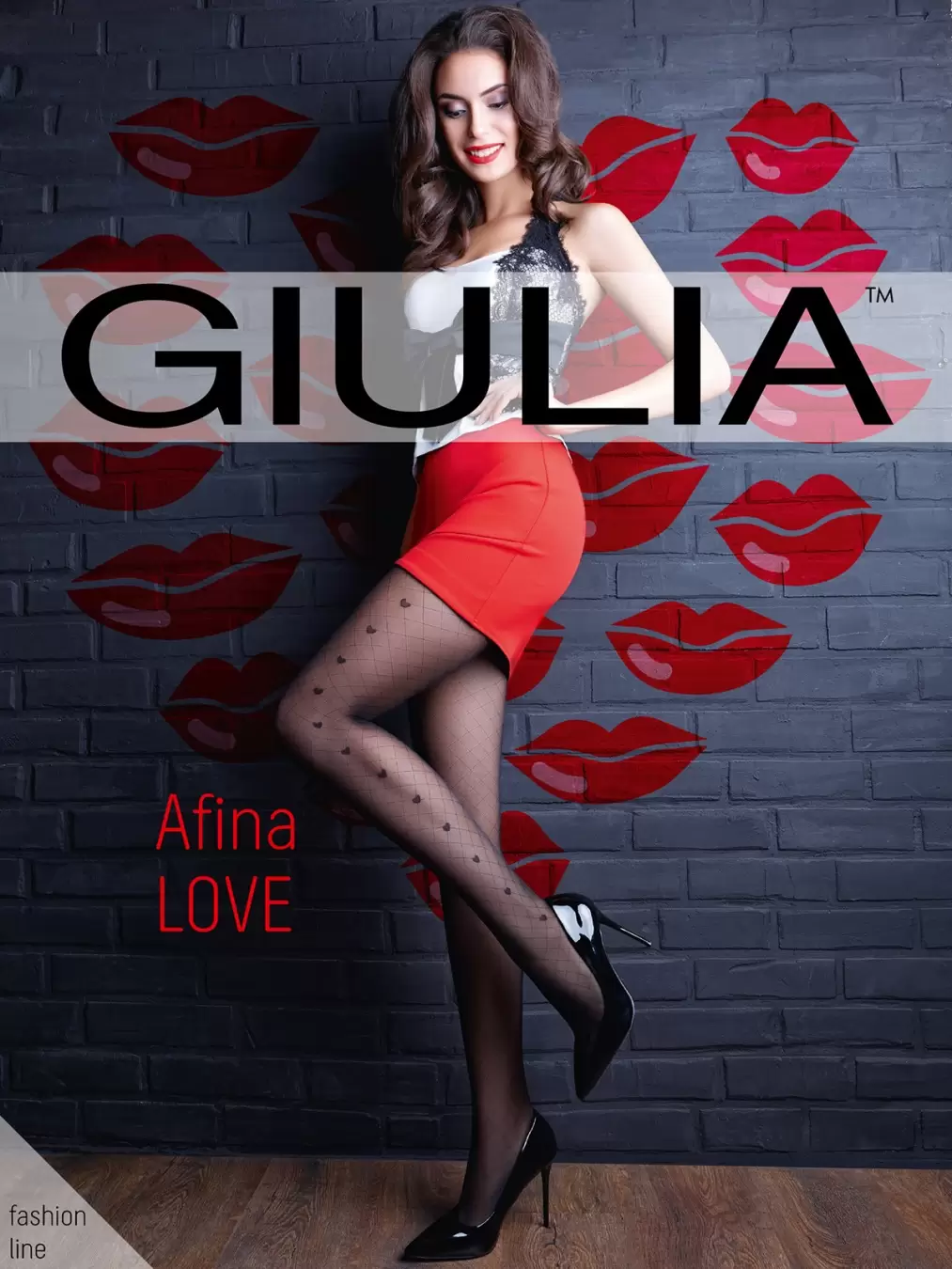 Giulia AFINA LOVE 01, фантазийные колготки (изображение 1)