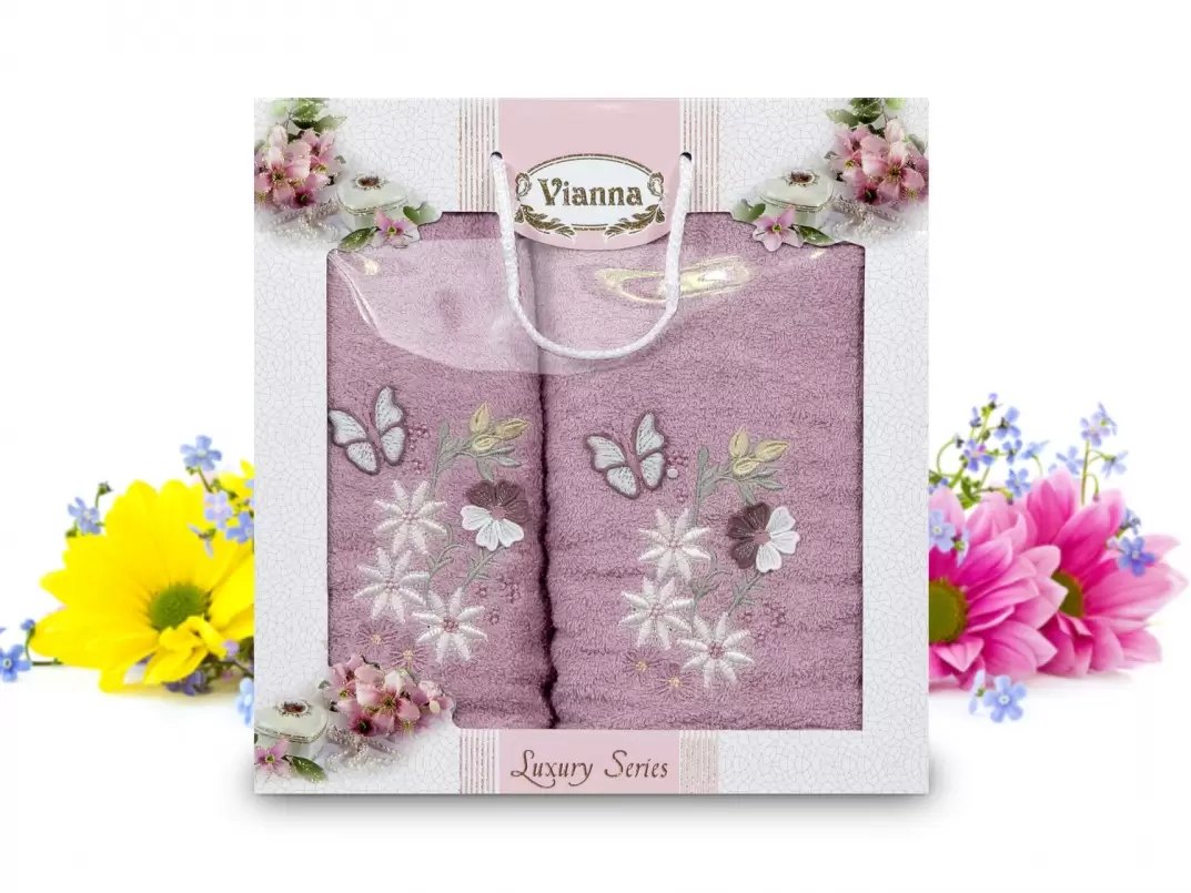 Vianna Luxury Series 8014-07, набор полотенец 2 шт. (изображение 1)