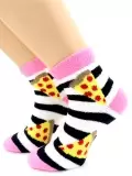 Hobby Line 2263, носки махровые-пенка Пицца (изображение 1)