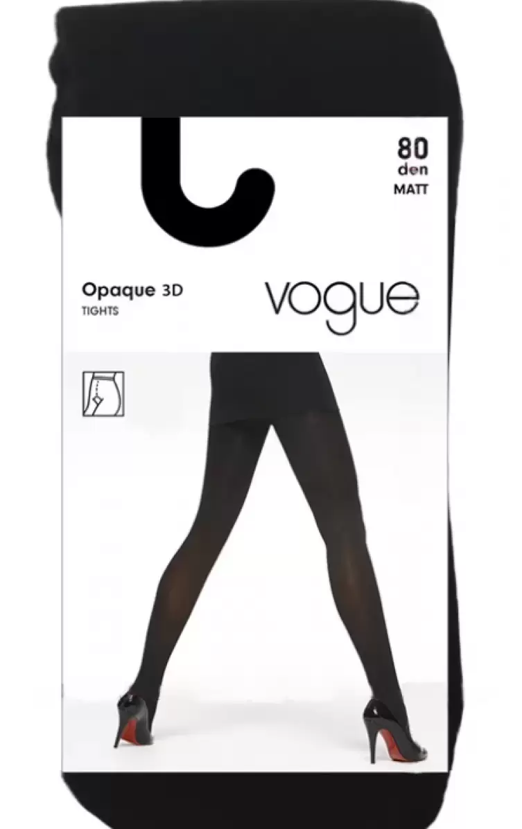 VOGUE OPAQUE 80 3D, колготки женские (изображение 1)