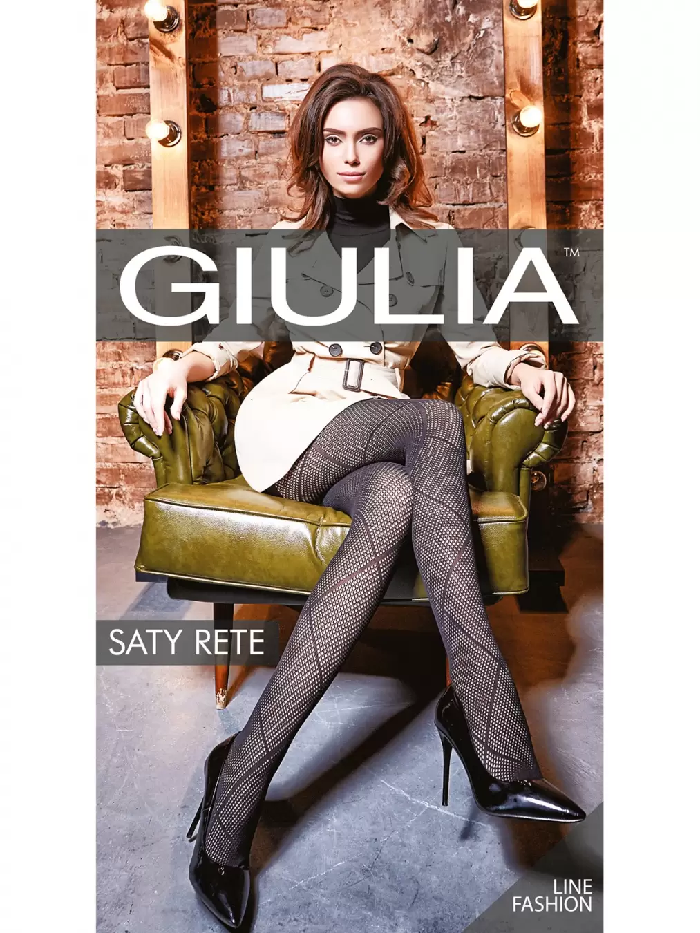 Giulia SATY RETE 01, фантазийные колготки (изображение 1)