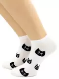 Hobby Line 507-8, укороченный носки женские Кошечки (изображение 1)