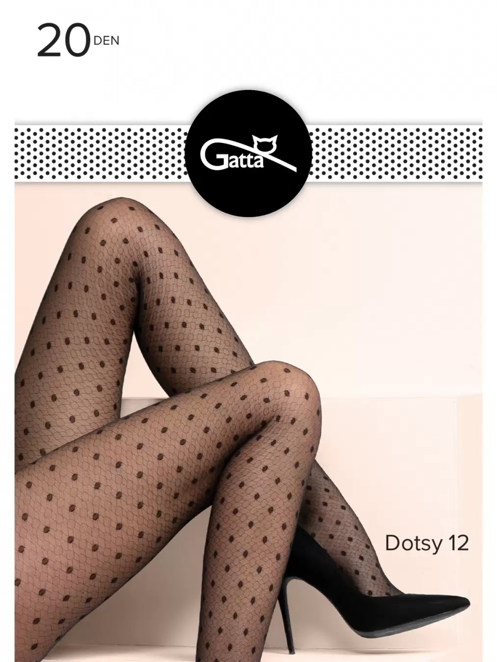 Gatta DOTSY 12, фантазийные колготки (изображение 1)