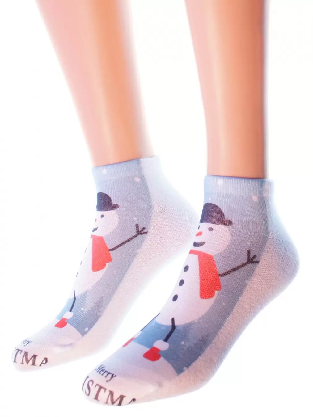 Hobby Line 3Д03-1, носки женские Снеговик (изображение 1)