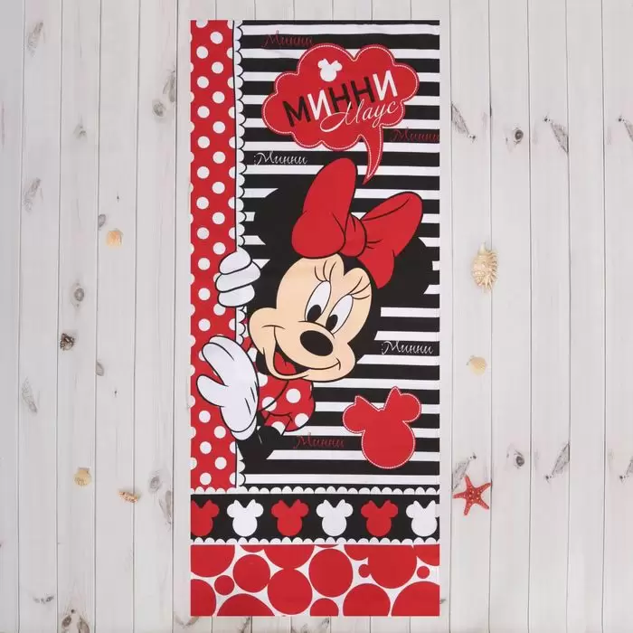 Disney Минни Маус, полотенце вафельное (изображение 1)