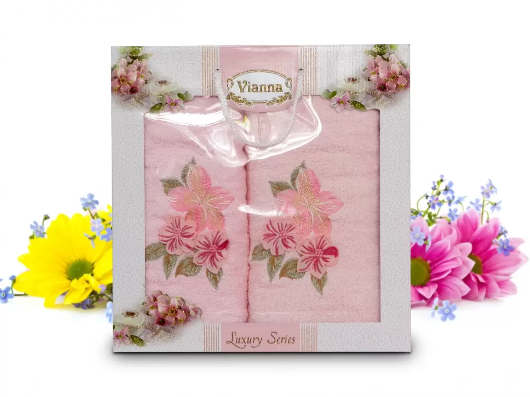 Vianna Luxury Series 8041-01, набор полотенец 2 шт. (изображение 1)