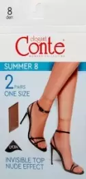 Conte SUMMER 8 socks, 2 pairs, носки женские