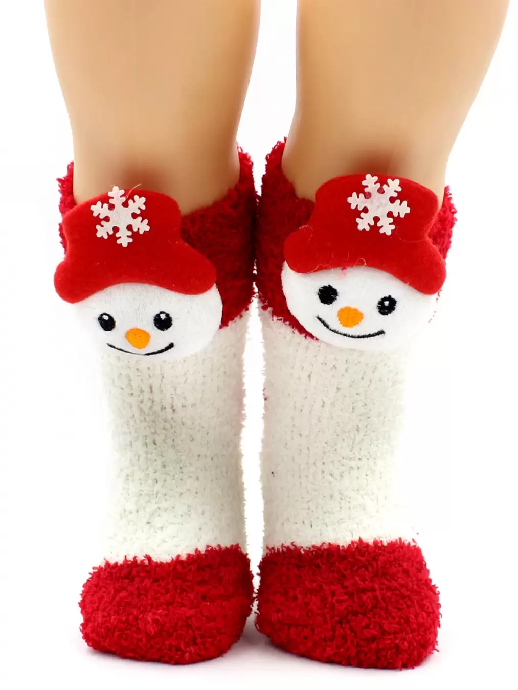 Hobby Line 3332, носки детские махровые Снеговик (изображение 1)