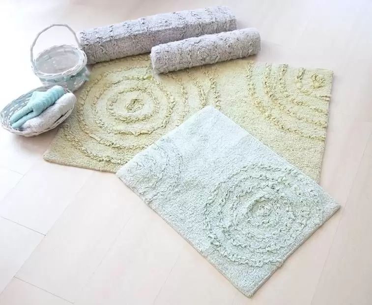 Irya CAPRI Gri (серый), комплект ковриков для ванной (изображение 1)