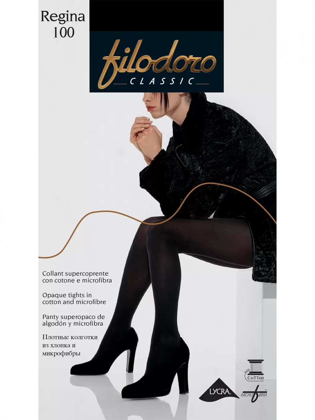 Filodoro Regina 100, колготки купить недорого в интернет-магазине Nosok.ru  Москва