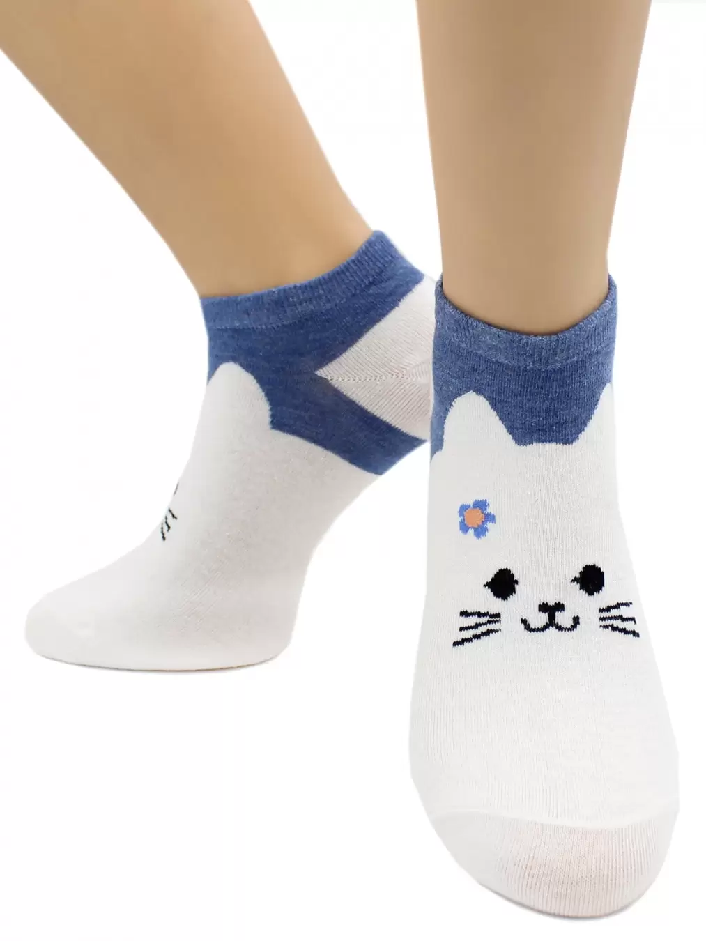 Hobby Line 581, укороченный носки женские Кошечки (изображение 1)