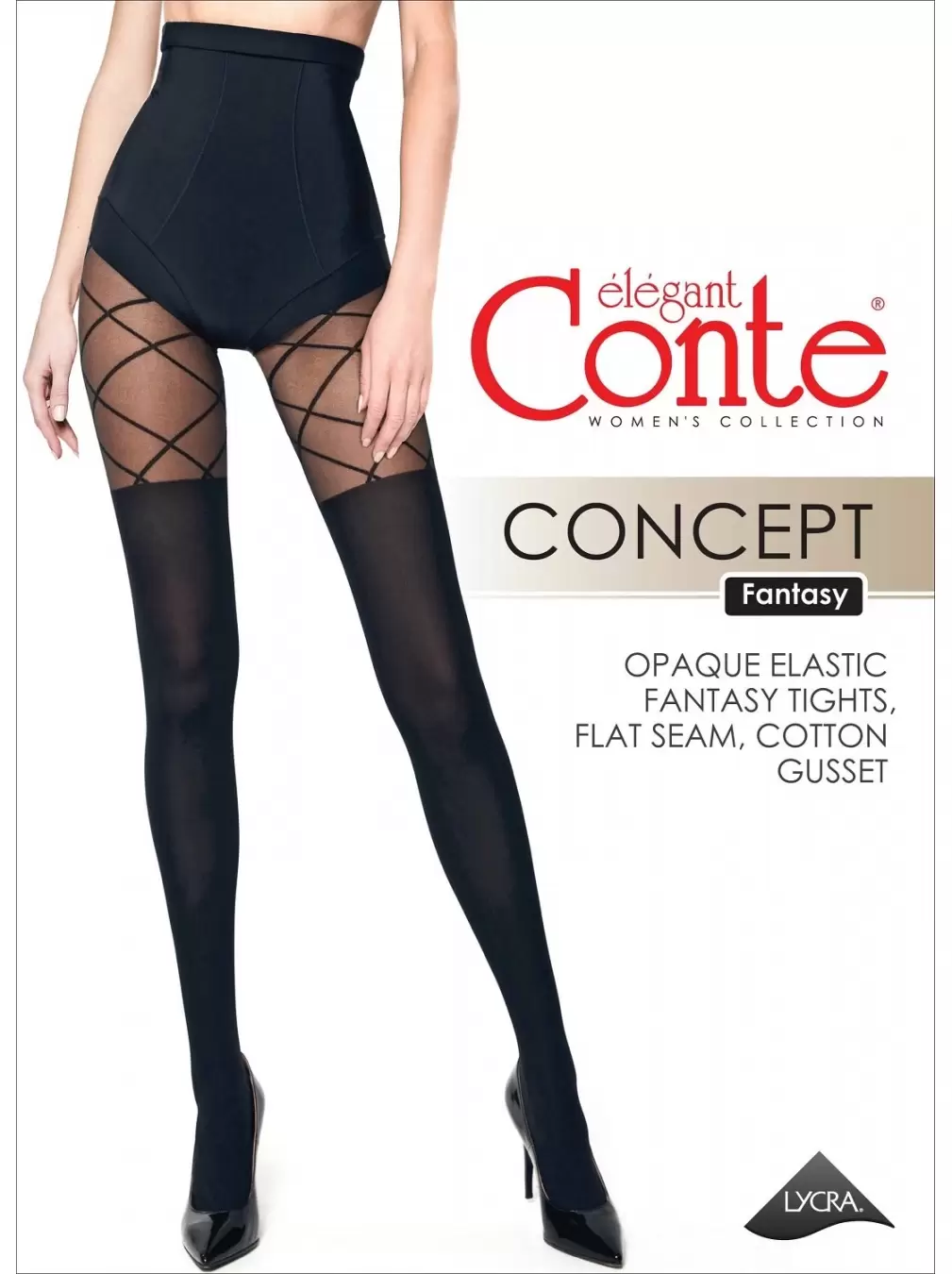 Conte CONCEPT 50, фантазийные колготки (изображение 1)
