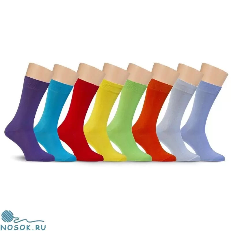 Комплект разноцветных носков - 15 пар (изображение 1)